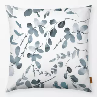 Kissen Handgemalte Eucalyptus Zweige