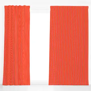 Dekovorhang Summer Stripes red