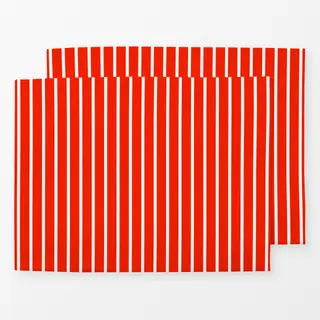 Tischset Summer Stripes red