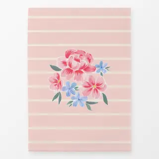 Geschirrtücher Blumenbouqet rosa