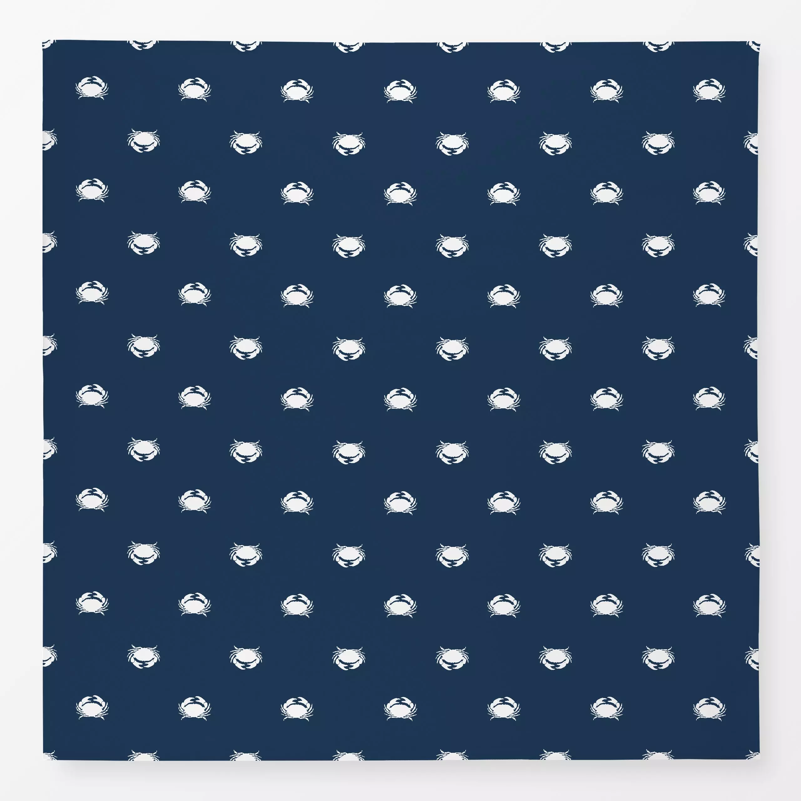 Tischdecke Krabben navy, Tiere, Sommer, von Katrin Graff