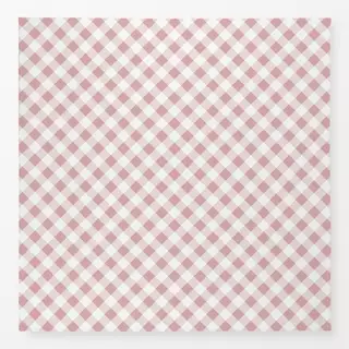 Tischdecke Gingham diagonal rosa