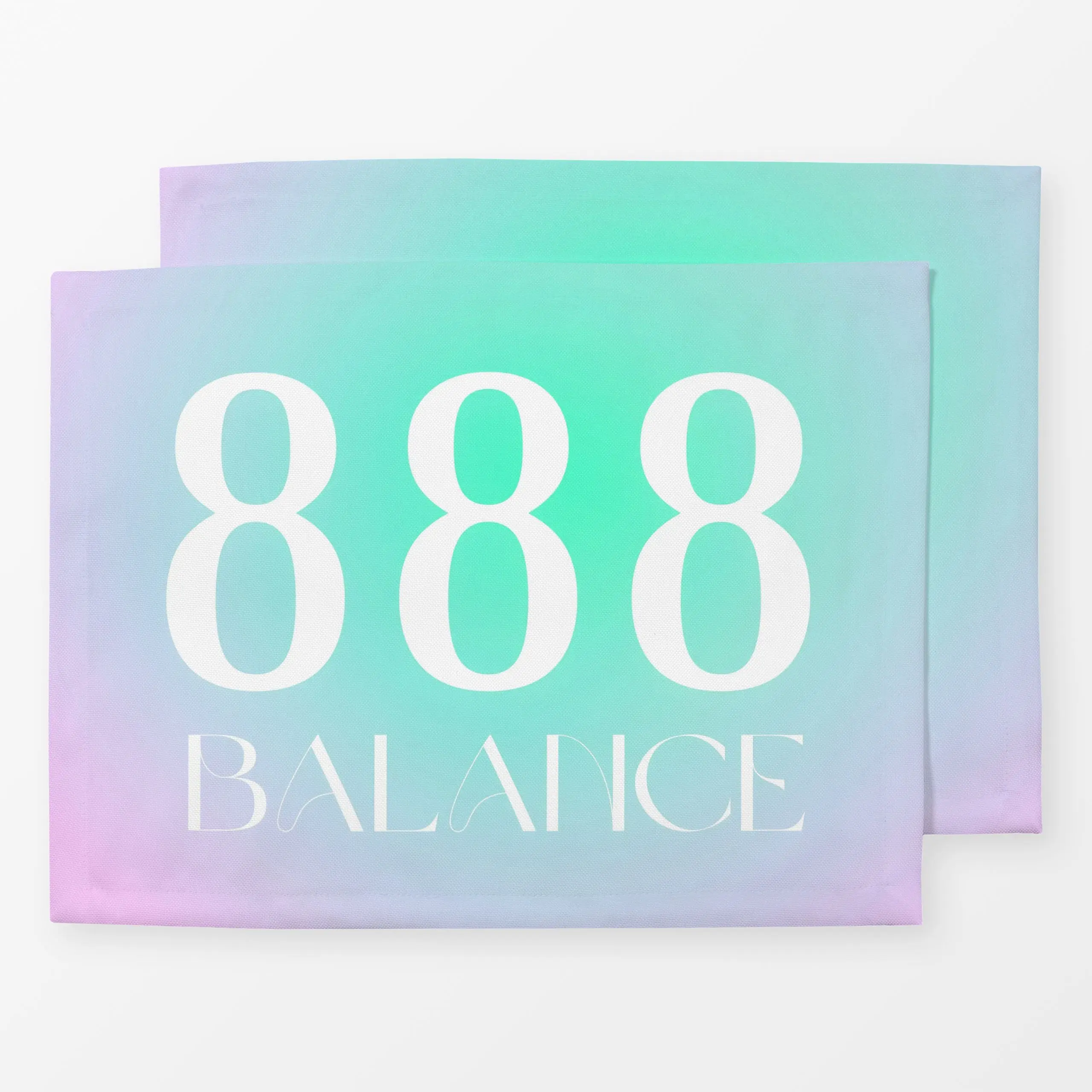 Tischset Engelszahl 888 Balance Fülle - Liebe, Romantik & Pride, Sprüche & Schriftzüge, Symbole & Muster - von „Monika Strig...