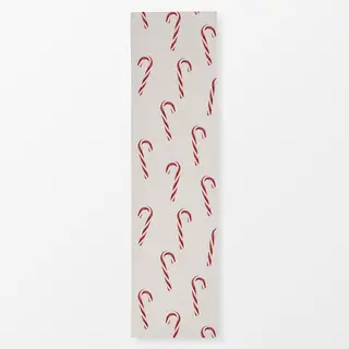 Tischläufer Candy Canes Muster Beige