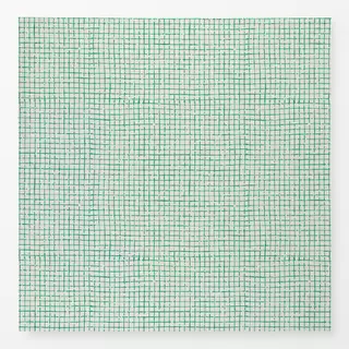 Tischdecke Netz Karo Grün Beige