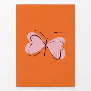 Geschirrtücher Love Butterfly orange
