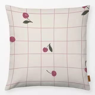 Kissen Checks Kirschen