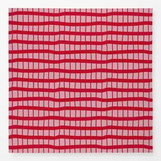 Tischdecke Karo Rot Pink
