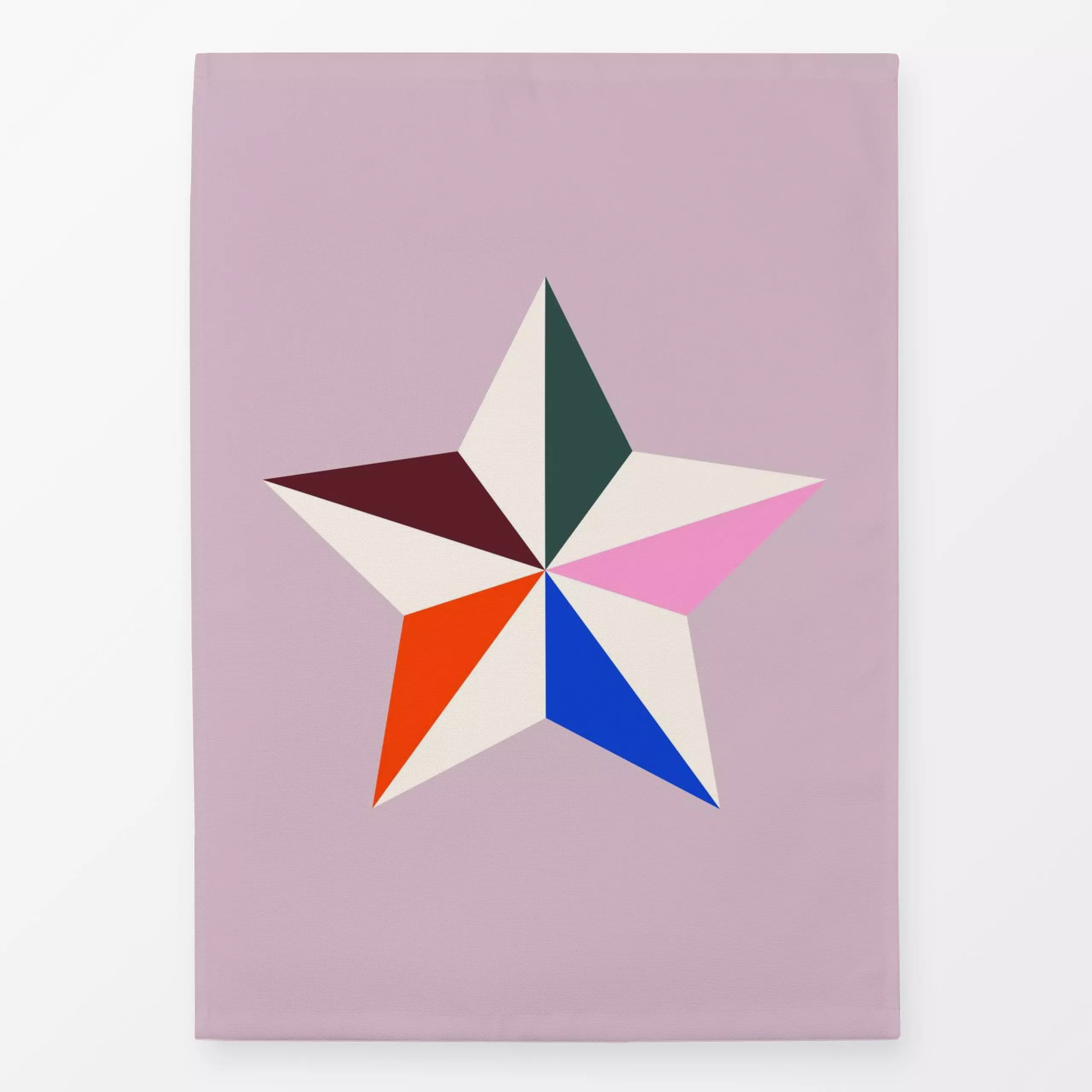 Geschirrtücher Stern XMAS Bunt - Kinderzimmer & Motive für Kinder, Weihnachten - von „Maren Gross "; Geometrisch, Merry Chri...