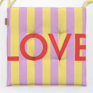 Sitzkissen LOVE COLORFUL RED