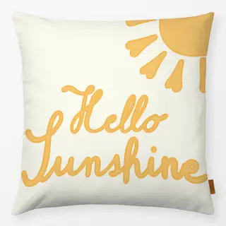 Kissen Hello Sunshine Butteryellow