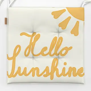 Sitzkissen Hello Sunshine Butteryellow