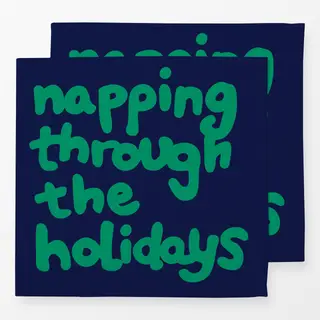 Servietten Napping Through The Holidays 2