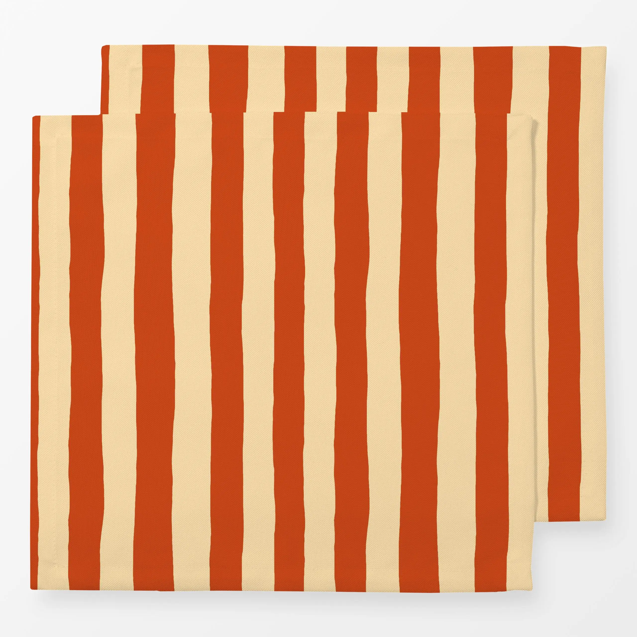 Servietten Santorini Stripes - Symbole & Muster, Retro & Vintage - von „By Anna Sienna"; Retro, gestreift, retromuster, retr...