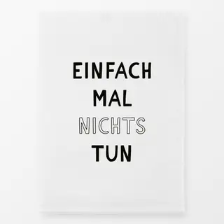 Geschirrtücher Nichts Tun Schwarz Weiß