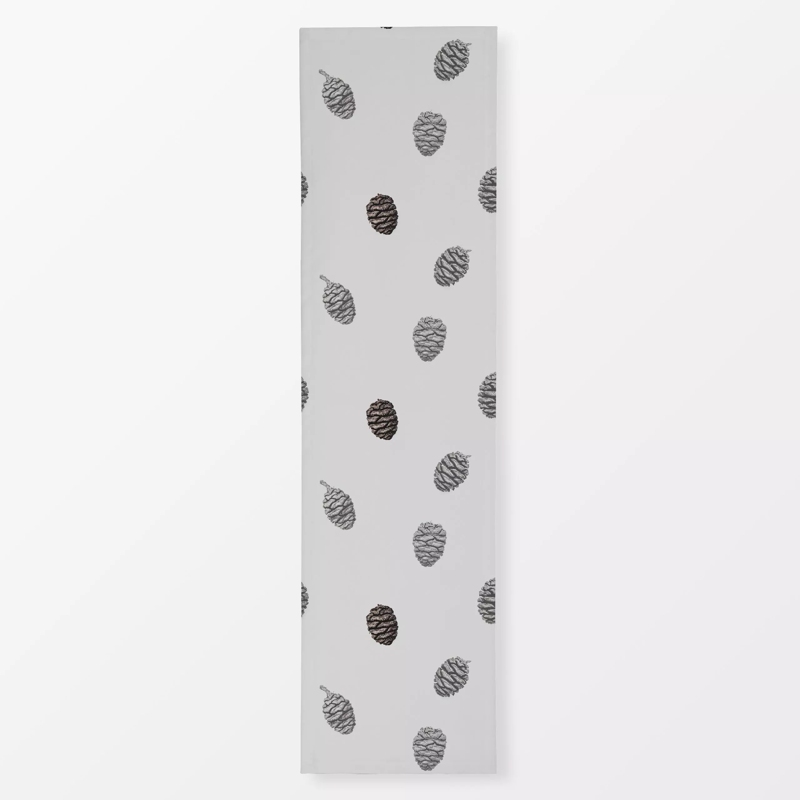 Tischläufer Pine Cones 4 - Weihnachten, Winter - von „Mareike Böhmer"; Muster, minimal, Tannenzapfen, Weihnachten, Minimalis...