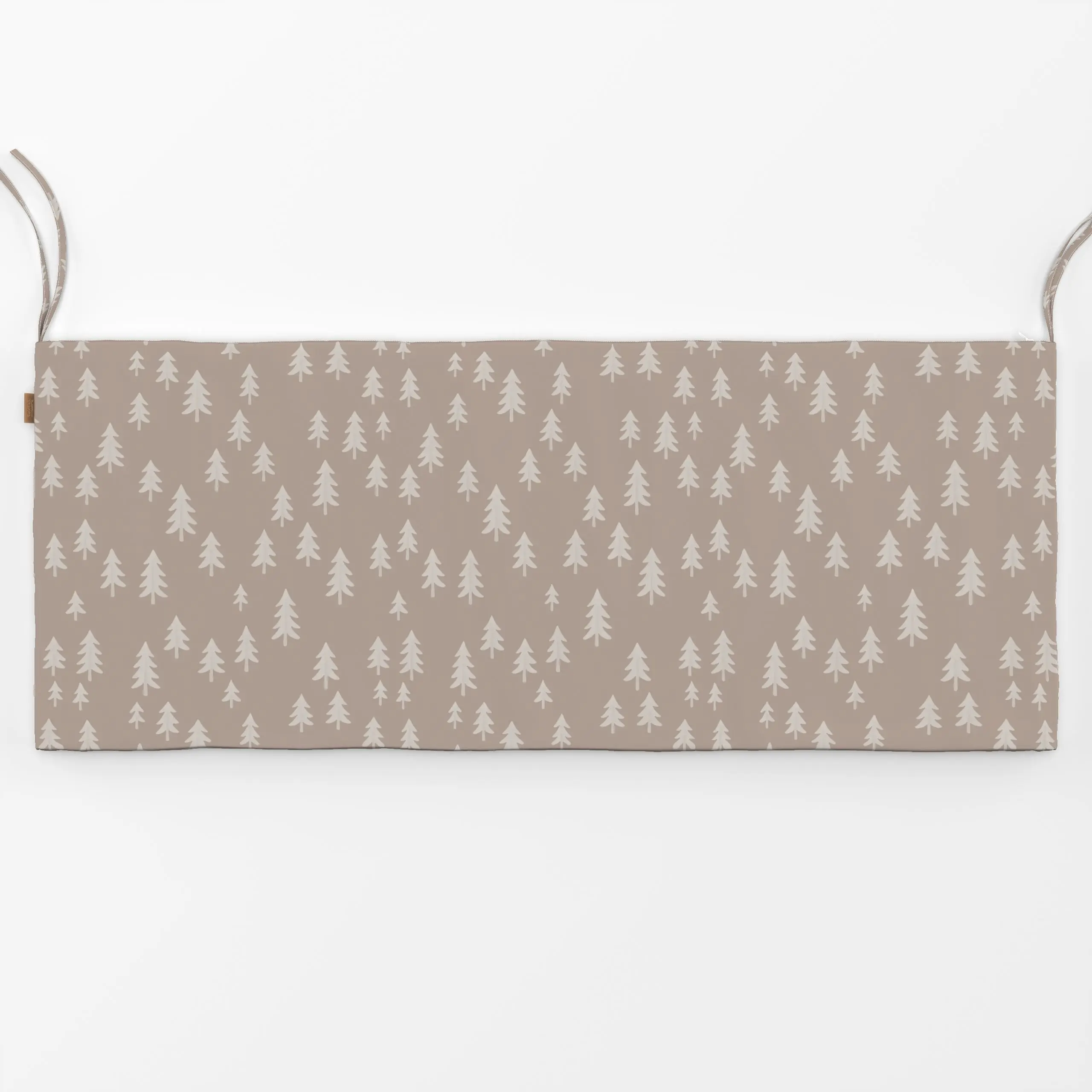 Bankauflage Bäume beige - Natur & Landschaft, Weihnachten - von „Studio Kesse"; Wald, Weihnachtsbaum, Weihnachten, beige, Wi...