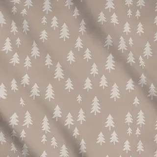 Meterware Bäume beige
