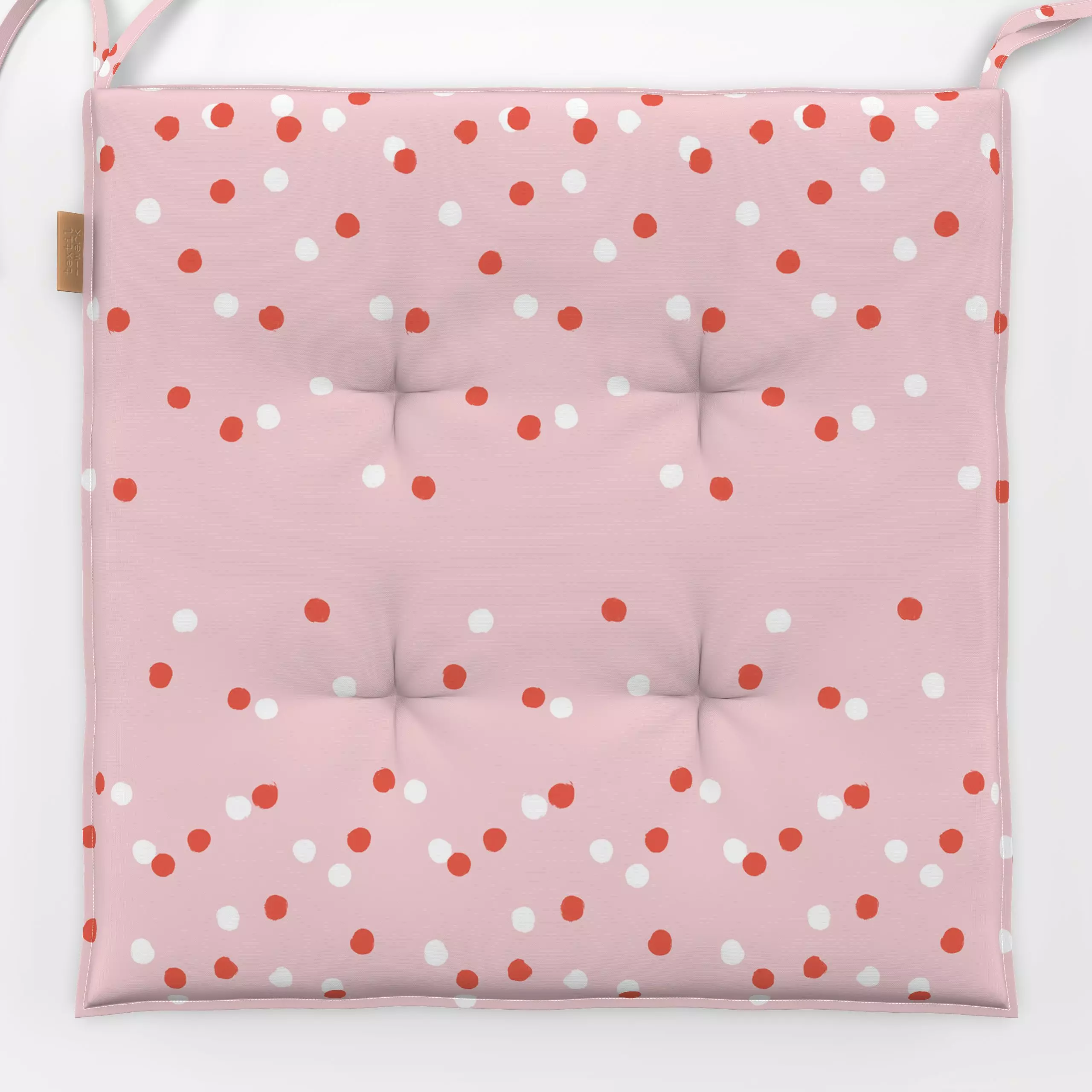 Sitzkissen Rouge 5 - Sommer, Symbole & Muster - von „Primus Pattern"; boho, Punkte, Dots, punkt, outdoor, gepunktet, Female,...