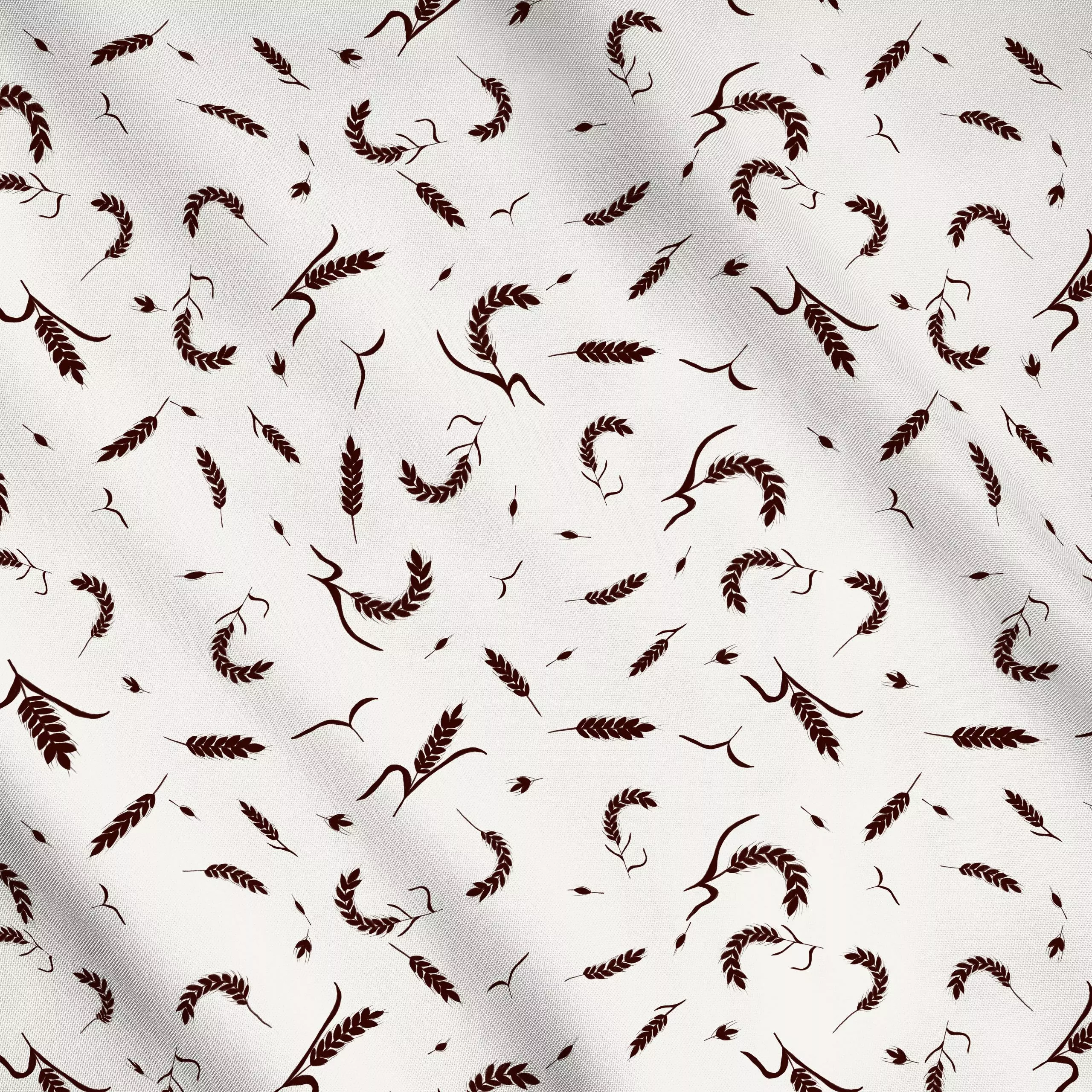 Meterware Getreidefeld Dunkel - Herbst, Natur & Landschaft - von „Sophie Augustin Illustration"; Herbst, Herbstdeko, herbstl...