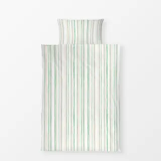 Bettwäsche Art Stripes grün