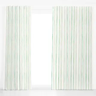Dekovorhang Art Stripes grün