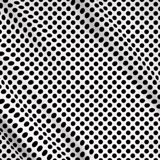 Meterware Polkadots Mittel Schwarz