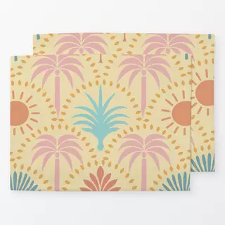 Tischset Palm Springs Mid Century