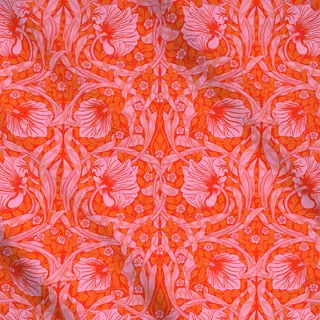 Meterware Coral Pimpernel William Morris