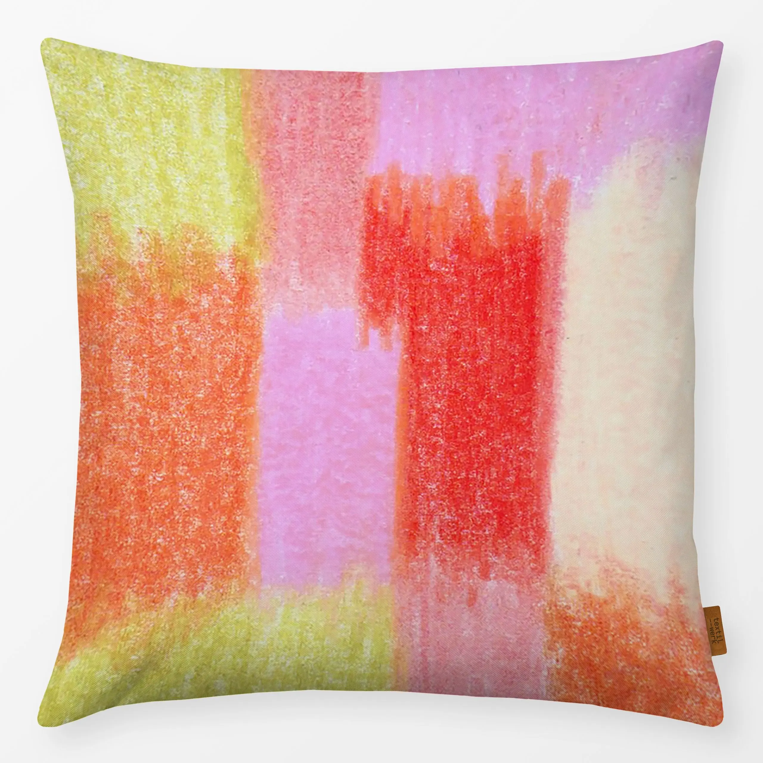 Kissen Frühling Art Bold no 2 - Frühling, Symbole & Muster, Ostern - von „Iris Knabenschuh Textildesign"; boho, hippie, Must...