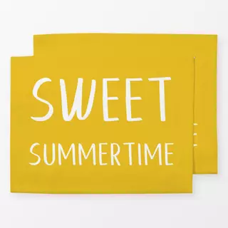 Tischset Sweet Summertime - Gelb