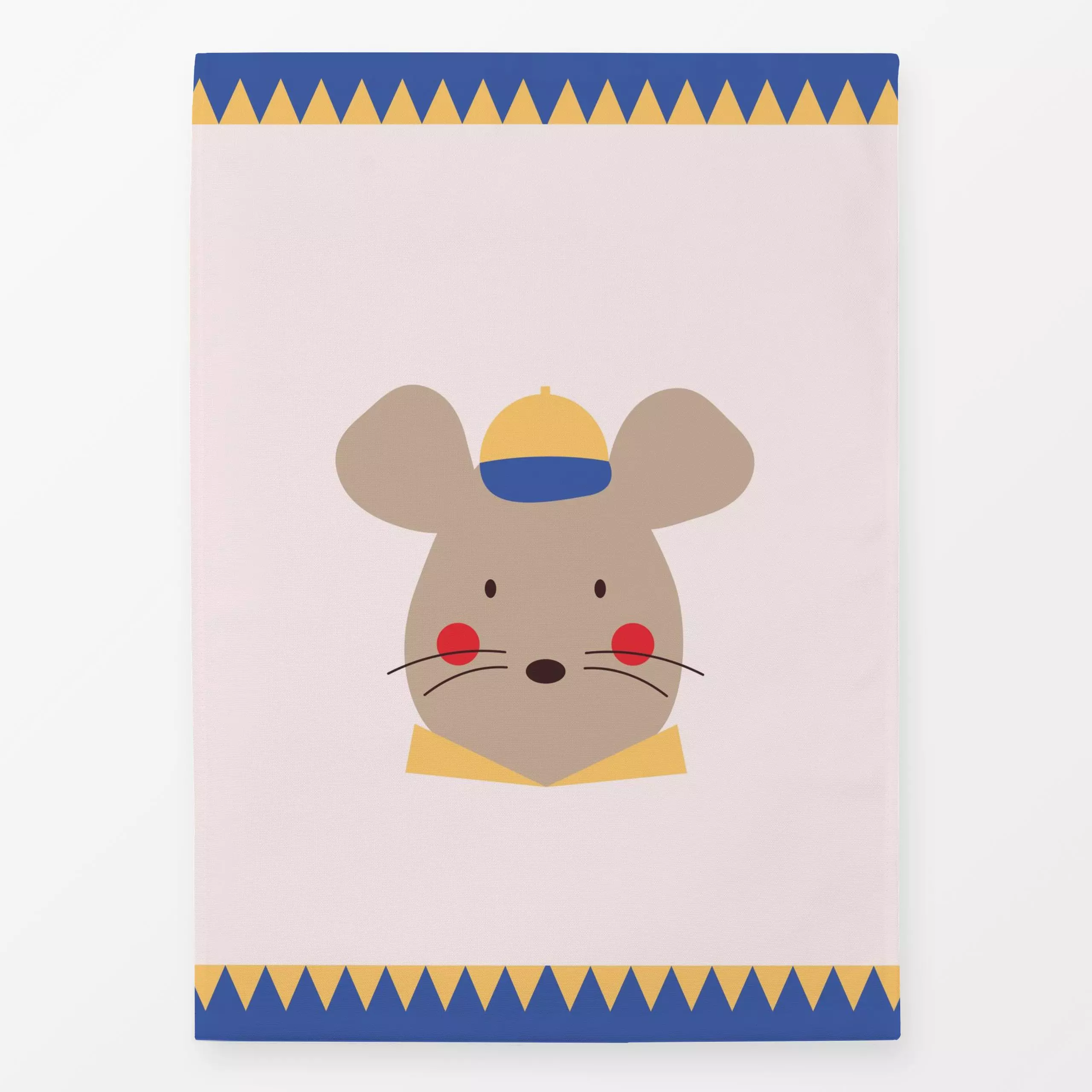 Geschirrtücher Maus Junge - Kinderzimmer & Motive für Kinder, Tiere - von „Jana Moßmann"; Schule, Schulstart, statement, mau...