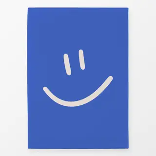 Geschirrtücher Happy Smiling Face blue