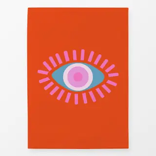 Geschirrtücher Auge Auf Orange