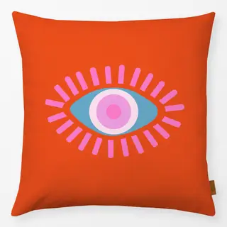 Kissen Auge Auf Orange