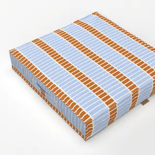 Bodenkissen Horizontale Linien Himmelblau