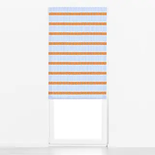 Raffrollo Horizontale Linien Himmelblau