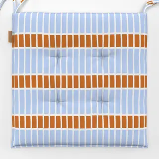 Sitzkissen Horizontale Linien Himmelblau
