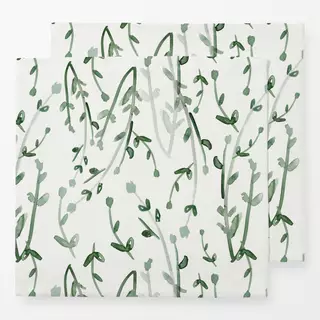 Servietten Aquarell grün 1