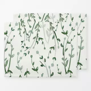Tischset Aquarell grün 1