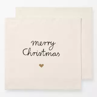 Servietten Merry Christmas love