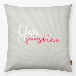 Kissen Hello sunshine rot