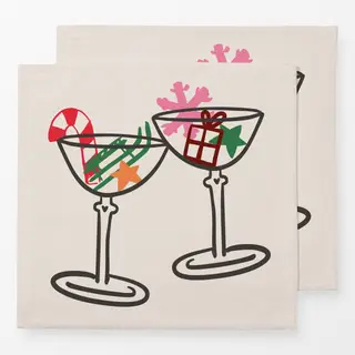 Servietten Cheers Xmas