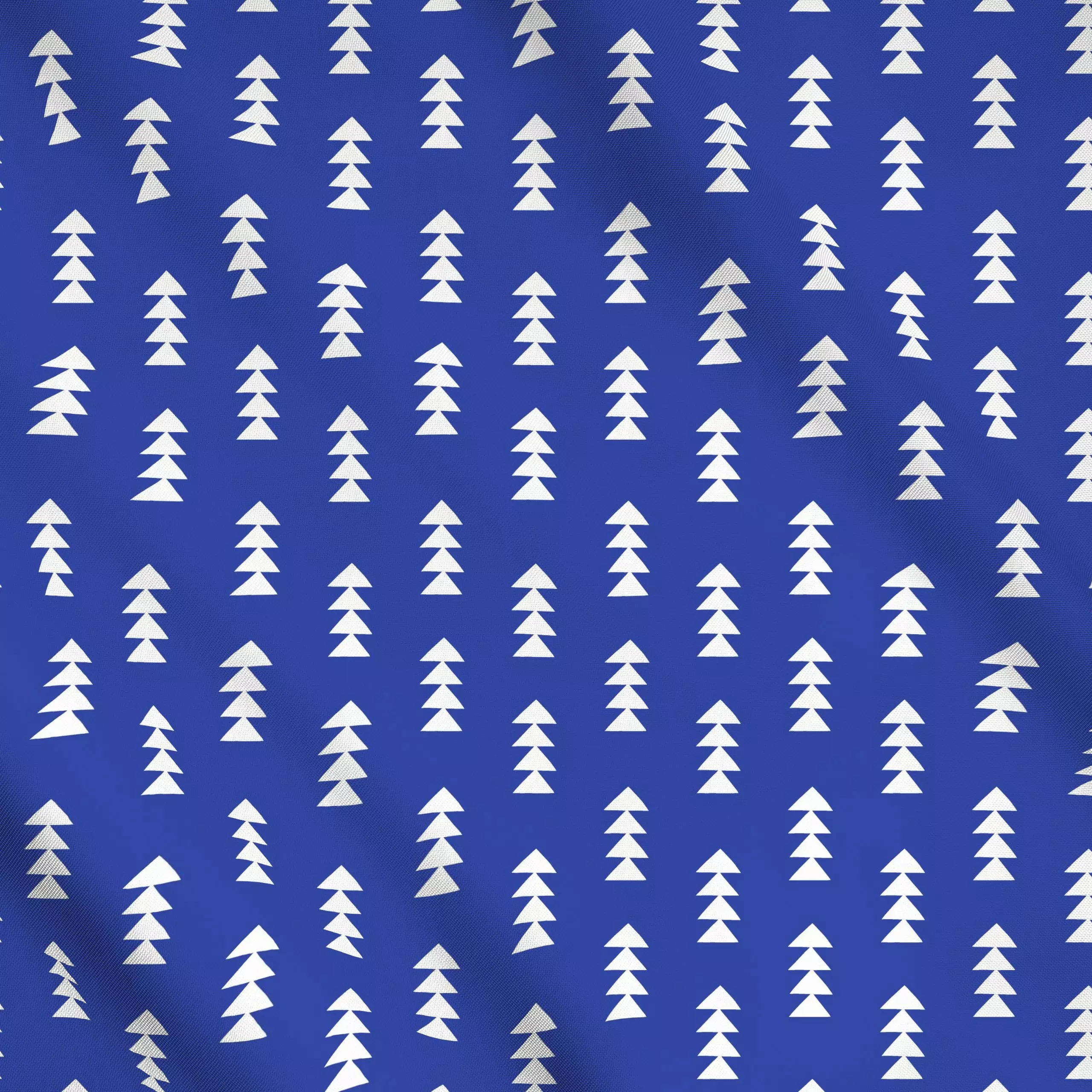 Meterware Pine Trees Blue - Weihnachten - von „Lisa Jasmin Bauer"; Tannenbaum, Weihnachtsbaum, Weihnachten, Winter, weihnach...