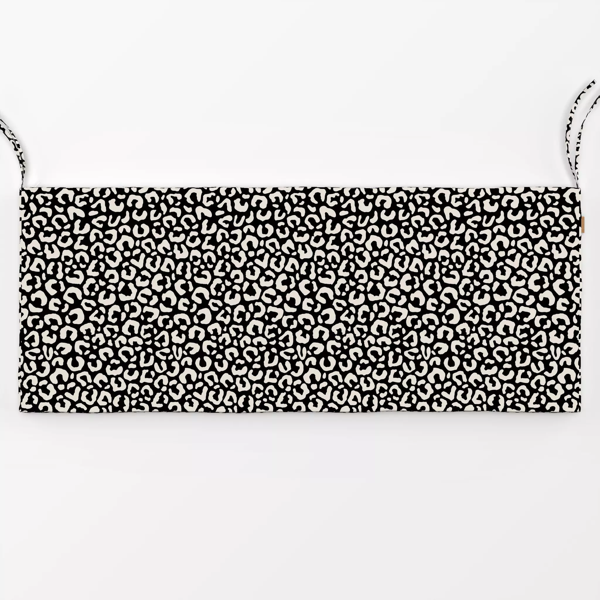Bankauflage Leopard schwarz weiß Leopard schwarz weiß