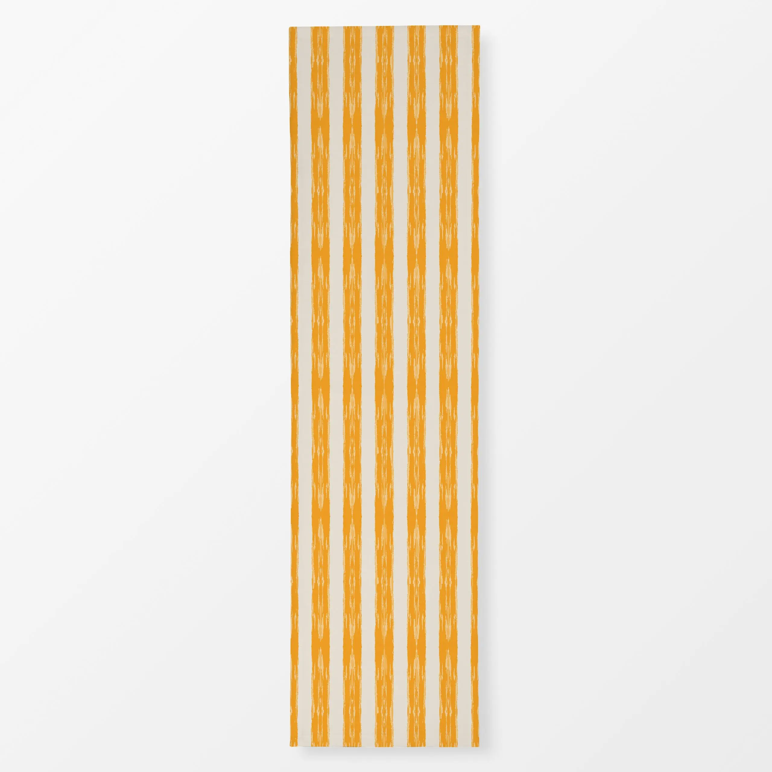 Tischläufer Brushstroke Stripes yellow, gemustert, Sommer, von Karen Menzenbach