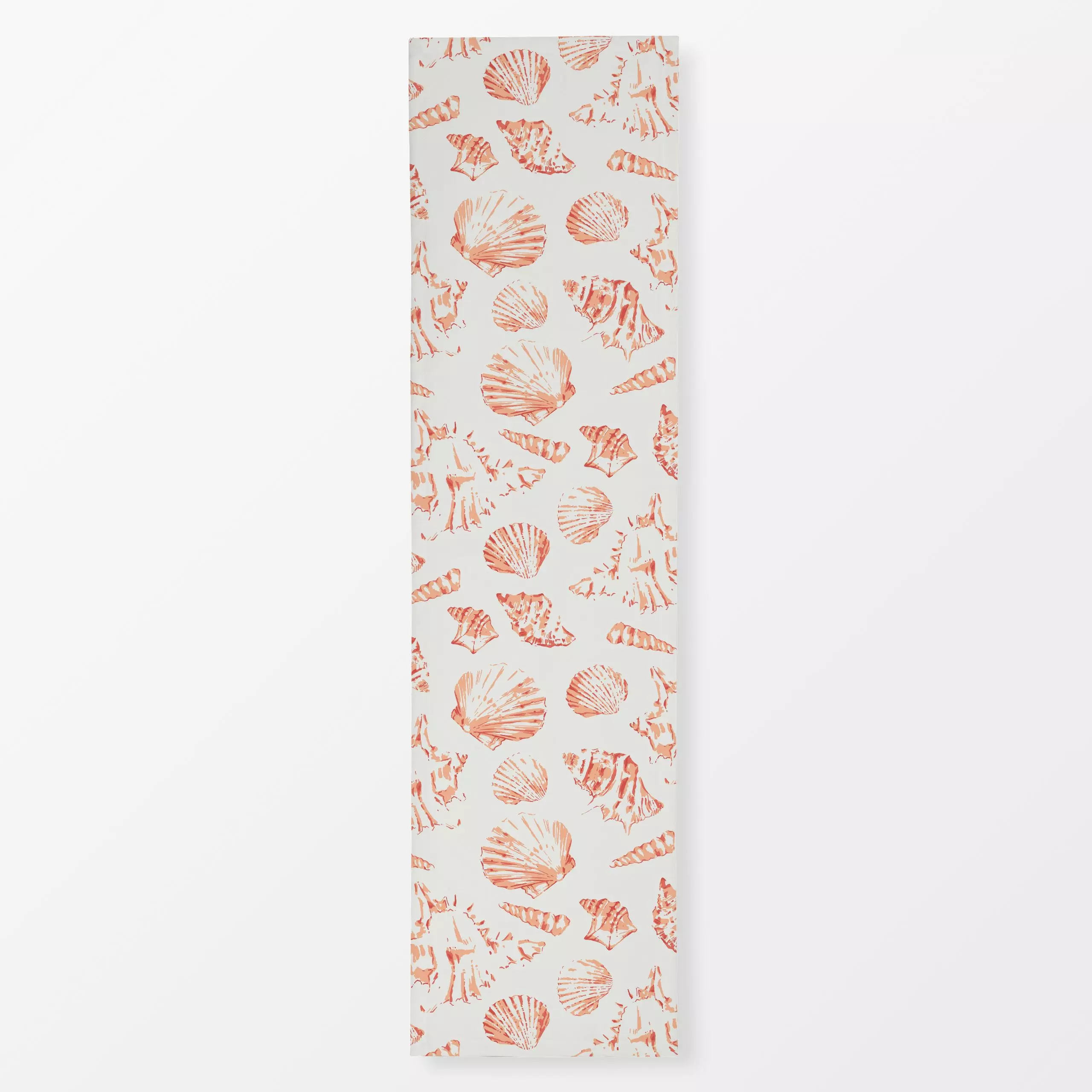 Tischläufer Seashells coral - Natur & Landschaft, Sommer, Tiere - von „Katrin Graff"; Strand, maritim, Muscheln, coastal, Be...