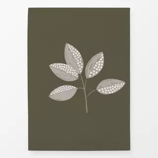 Geschirrtücher Zweig grau