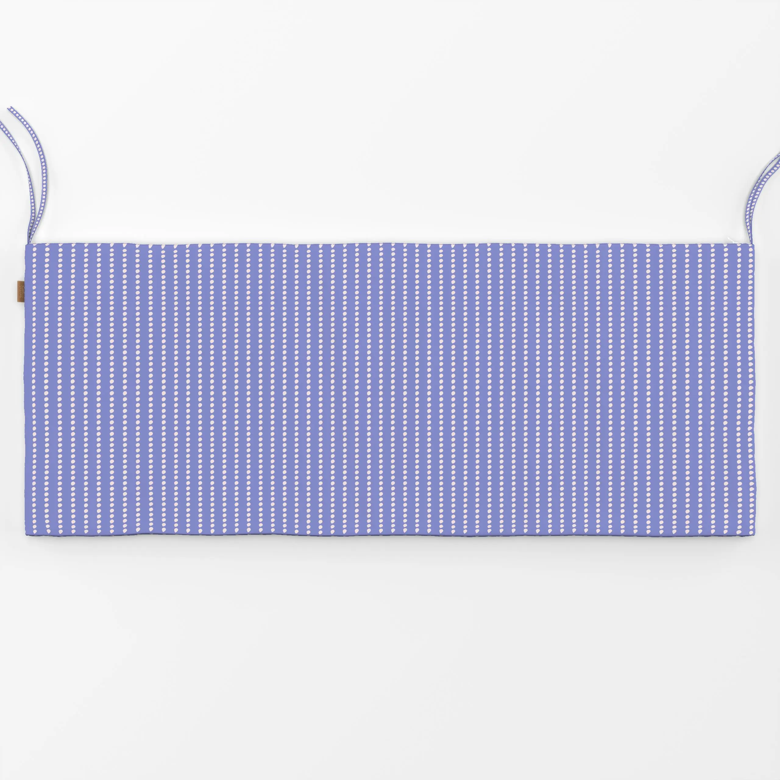 Bankauflage Coastal summer Punkte blau - Sommer, Symbole & Muster - von „Carolin Vonhoff"; Streifen, Meer, Dots, Sommer, mar...