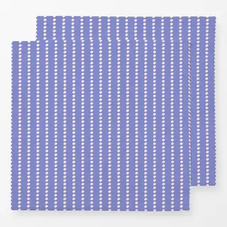 Servietten Coastal summer Punkte blau